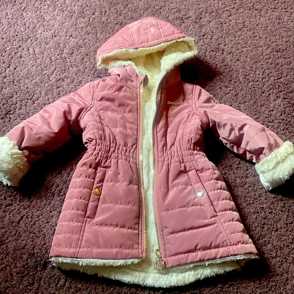 DKNY FAUX FUR FUR JACKET